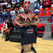 Tricou Negru/Roșu Natural Plus